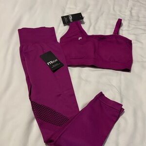 FTWear Purple Activewear Set X-Small